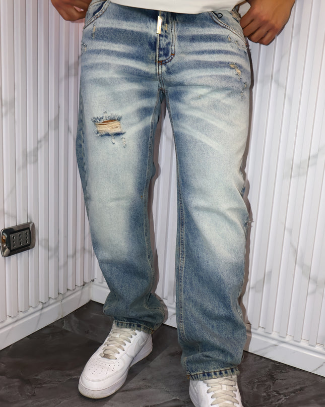 Jeans cianotic