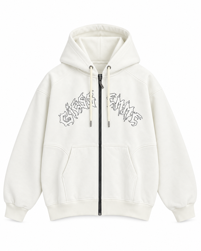 FELPA ZIP GHOST