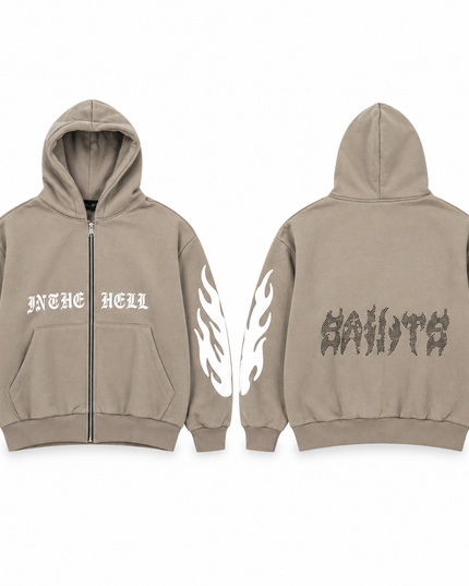 FELPA ZIP IN THE HELL