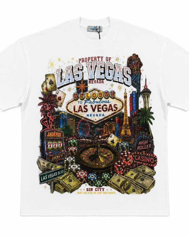 T SHIRT LAS VEGAS BIANCA