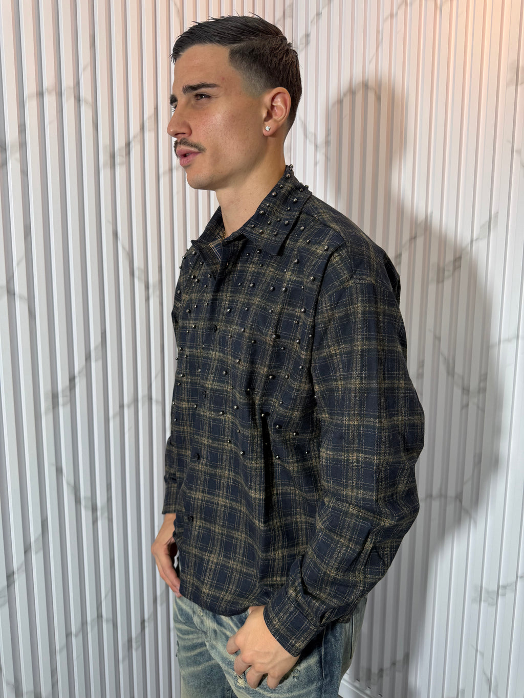 Camicia Bunker con brillantini