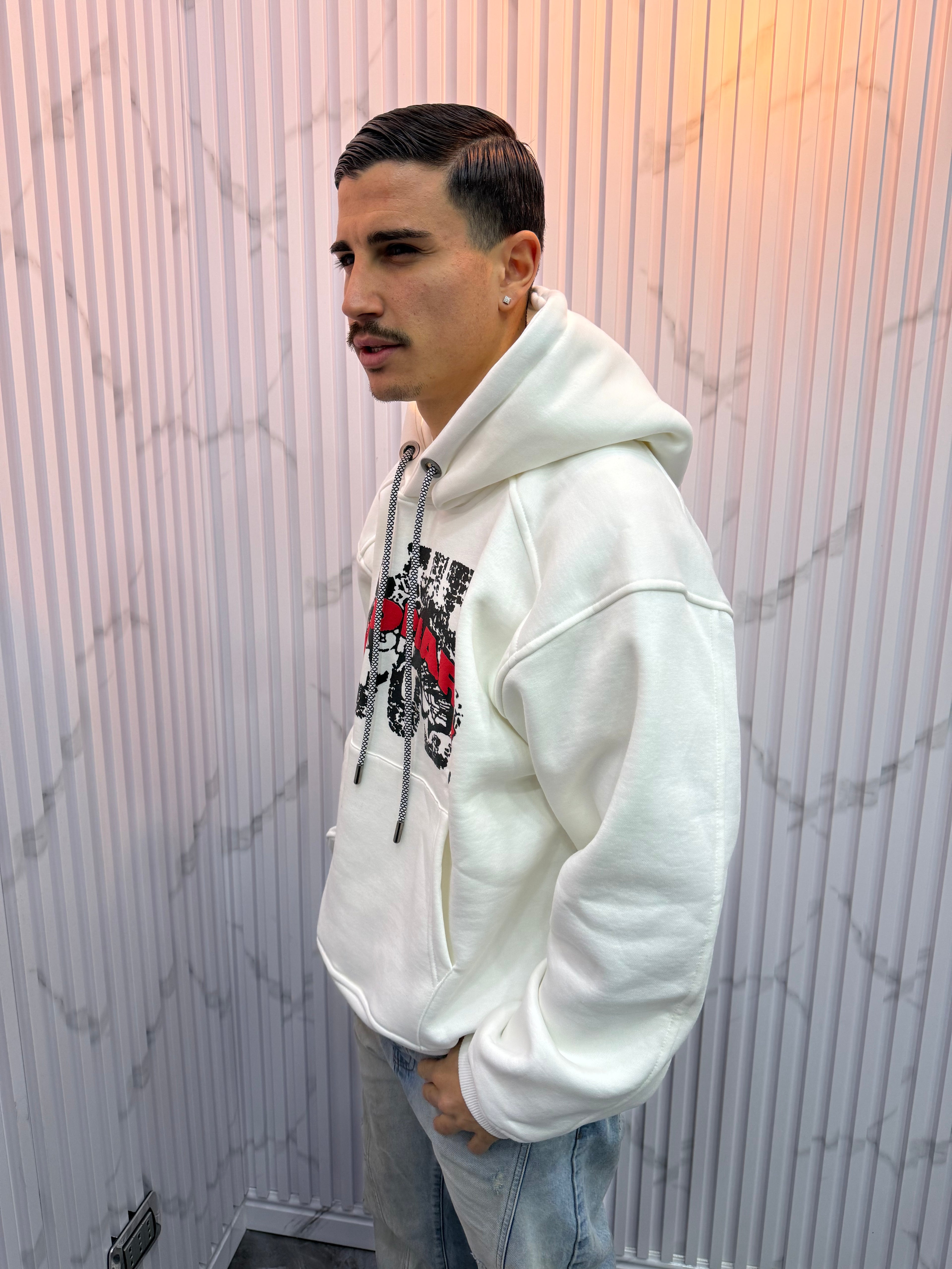 Felpa Mercury Bianca