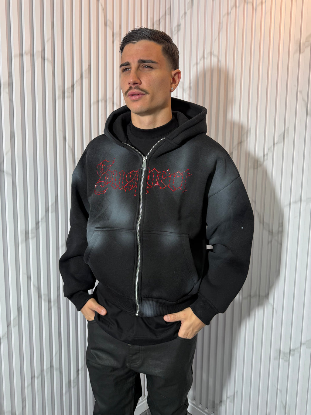 Felpa Bunker con brillantini