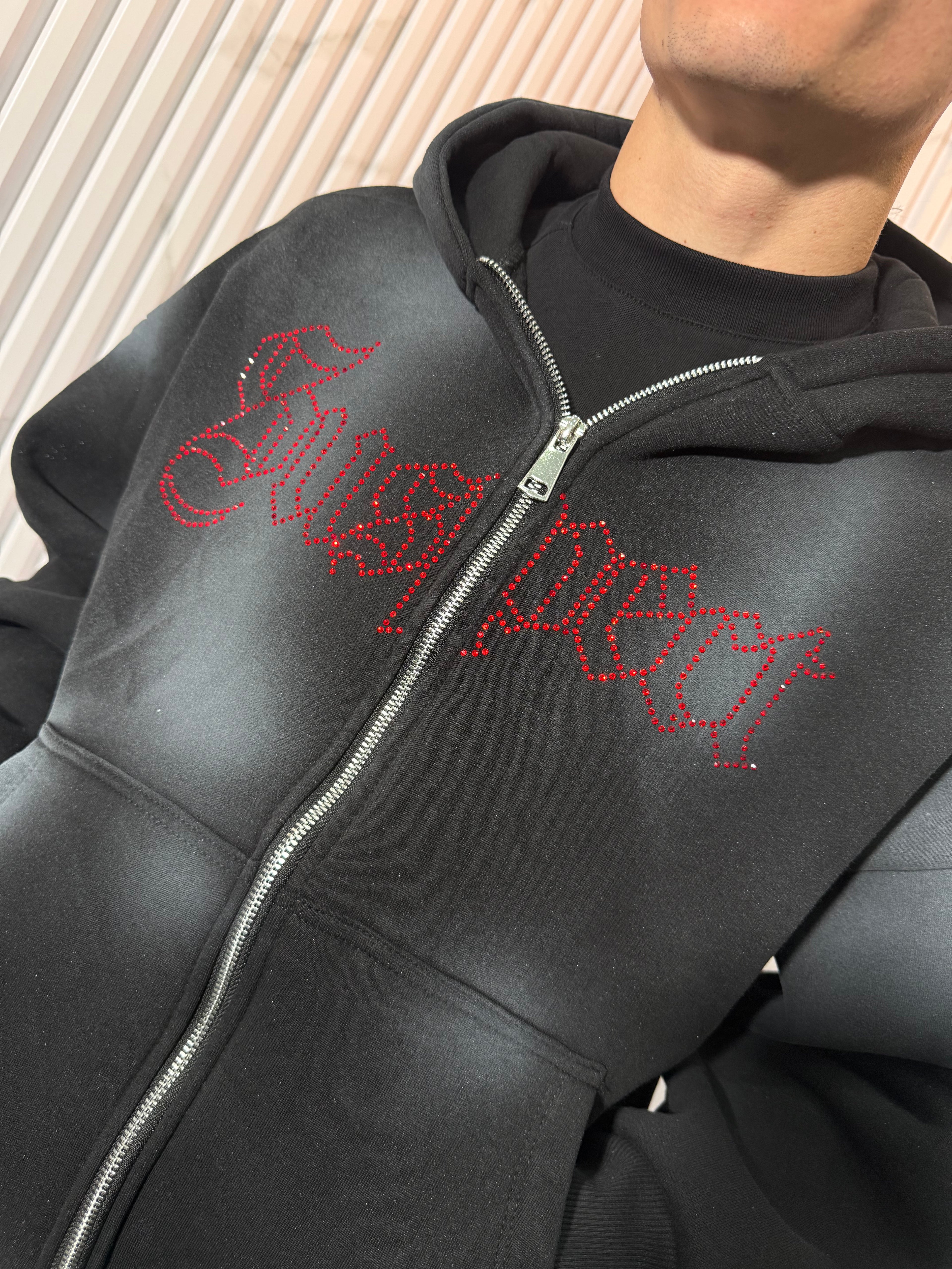 Felpa Bunker con brillantini