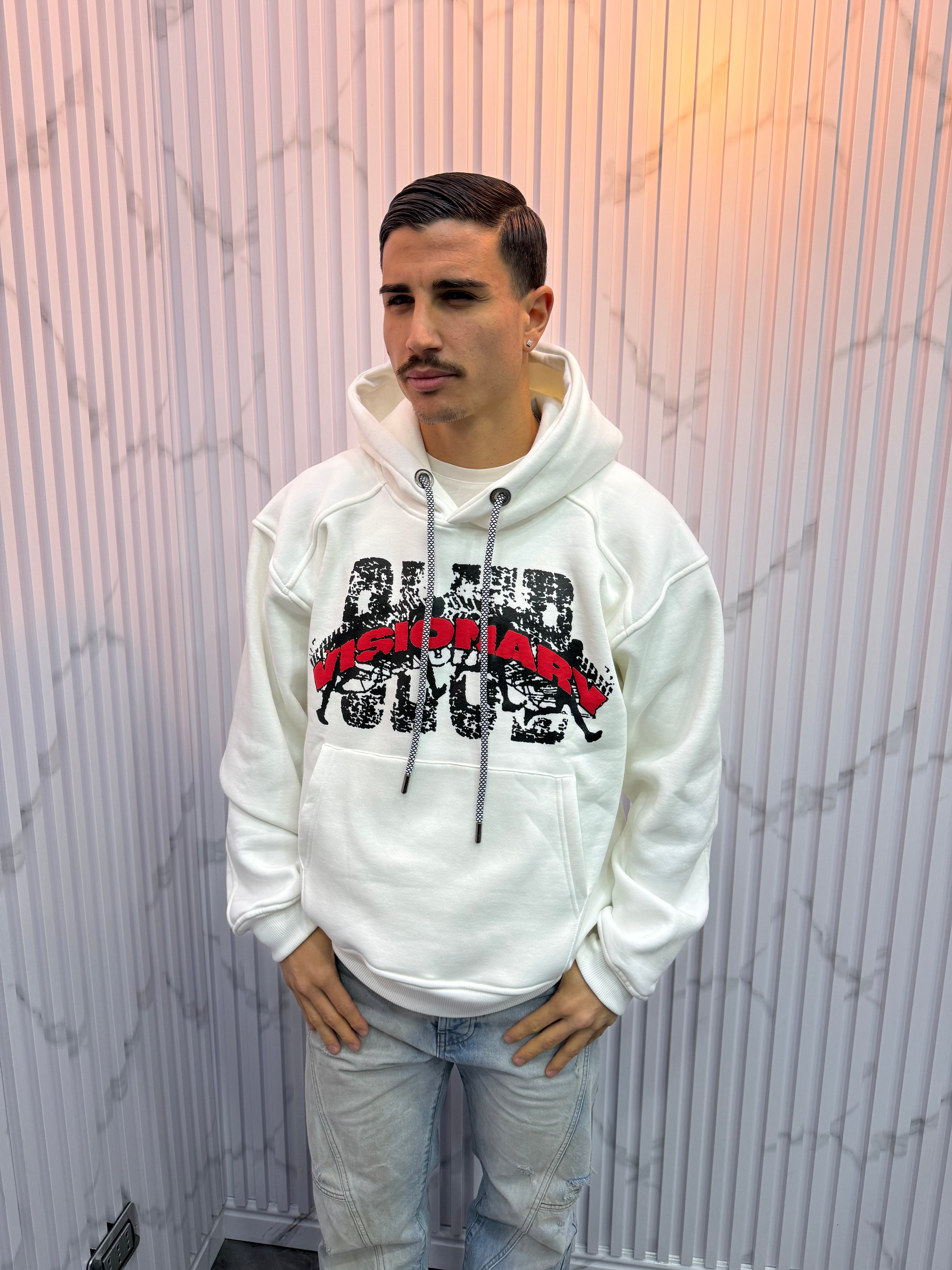 Felpa Mercury Bianca