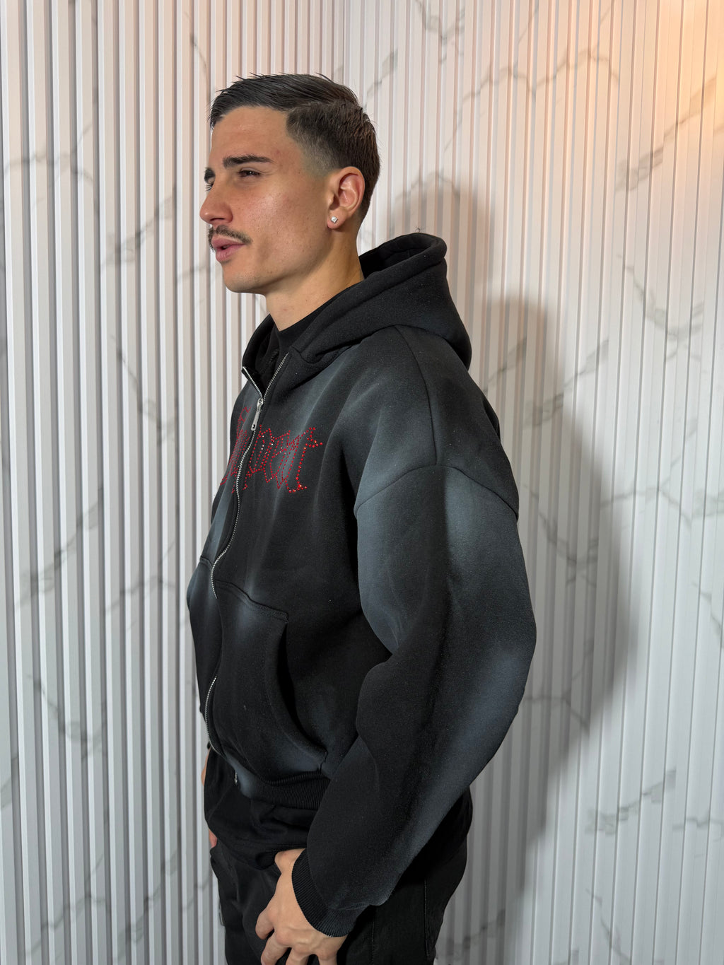 Felpa Bunker con brillantini