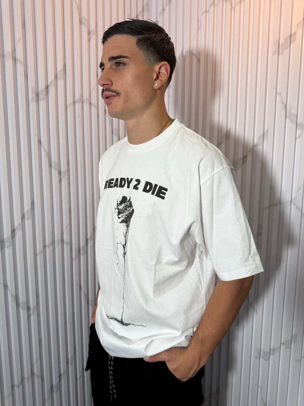 Shirt bianca Ready to Die