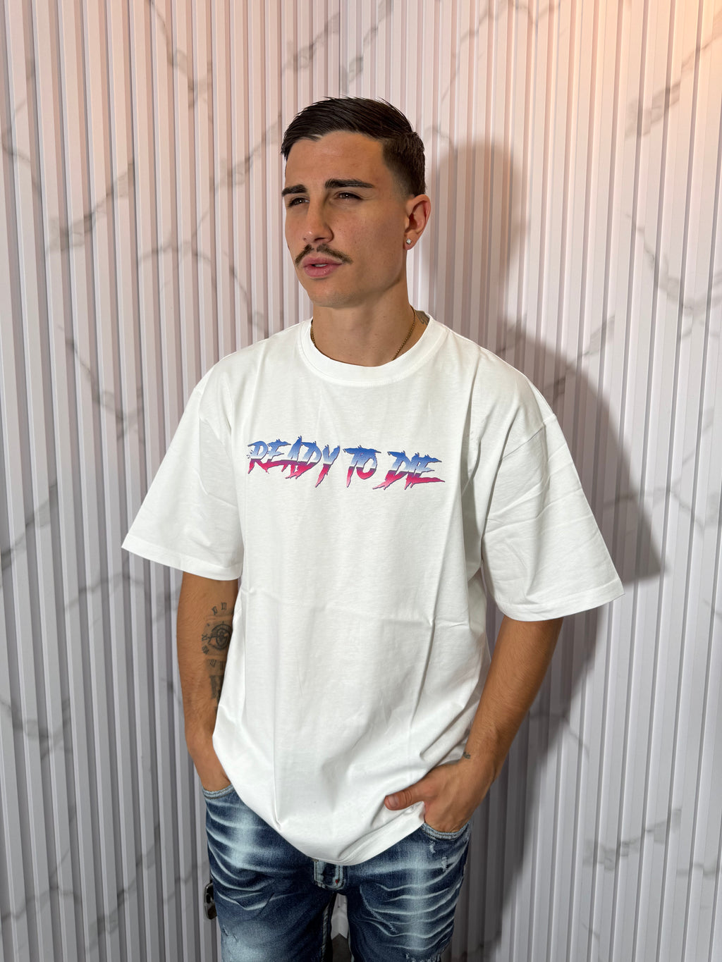 Shirt bianca Ready to Die