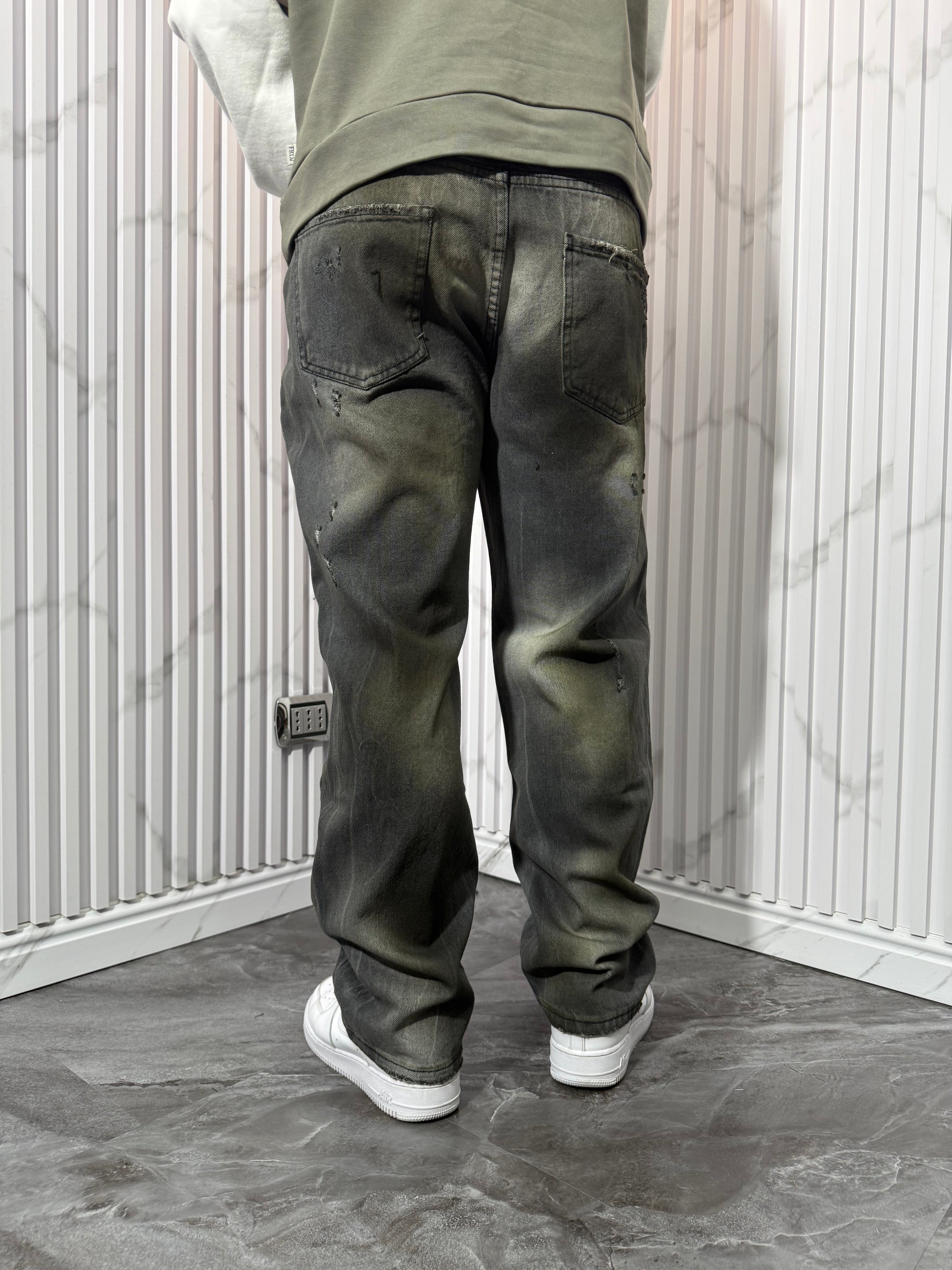 Jeans Cianotic Spider Effect