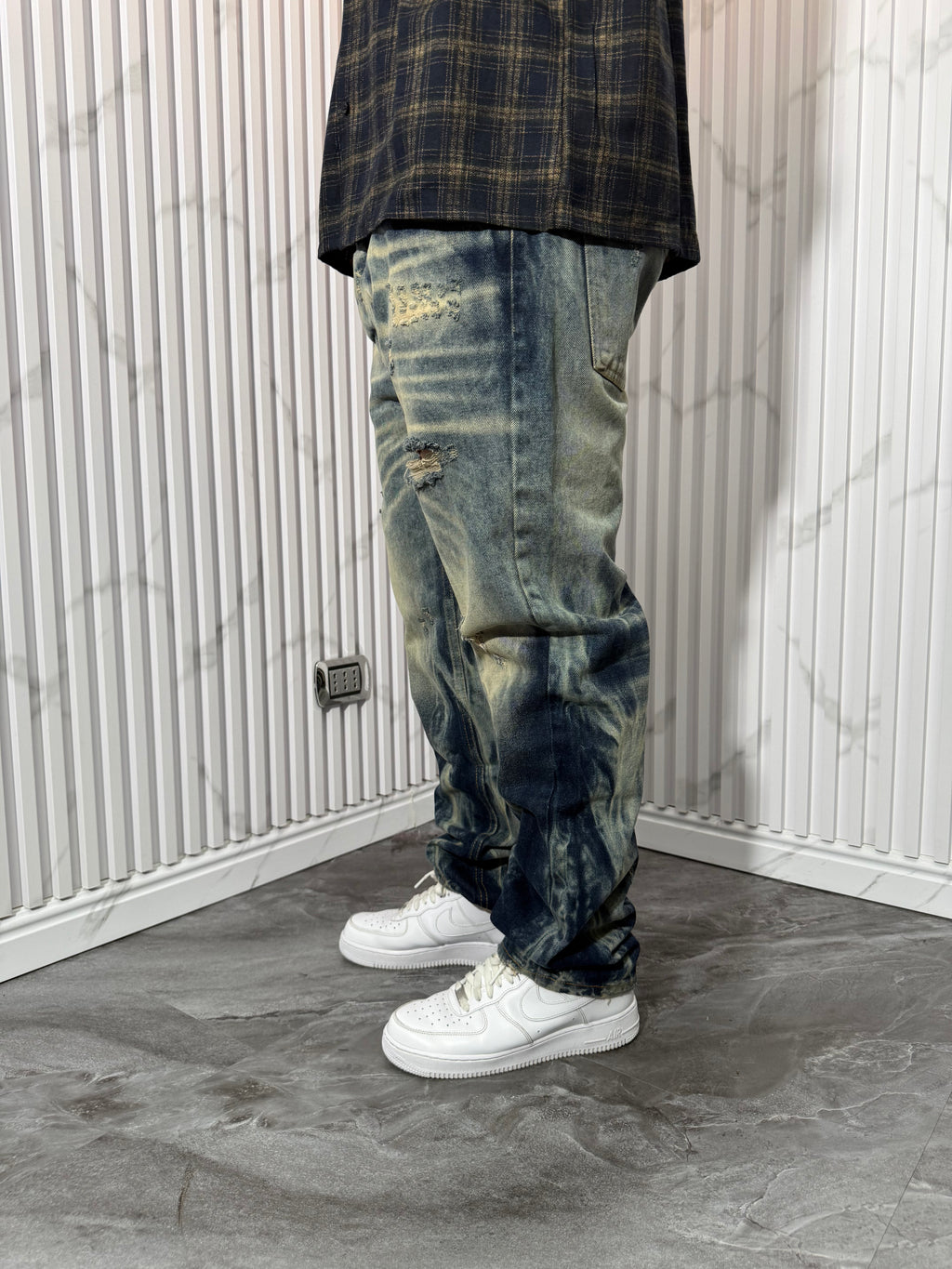 Jeans Cianotic MMT Blu Sabbiato