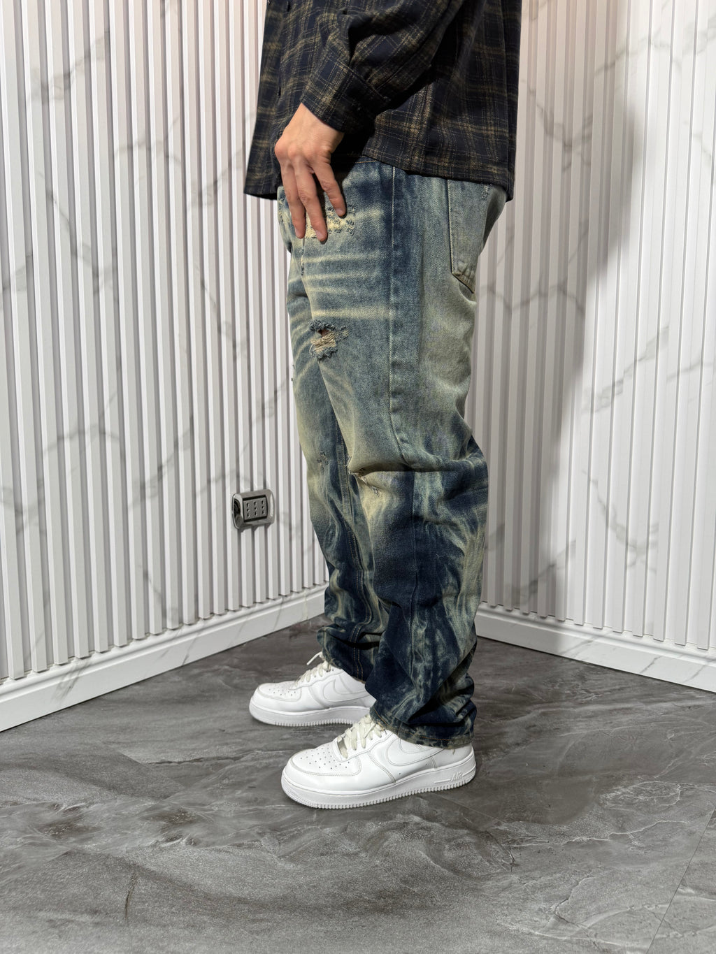 Jeans Cianotic MMT Blu Sabbiato