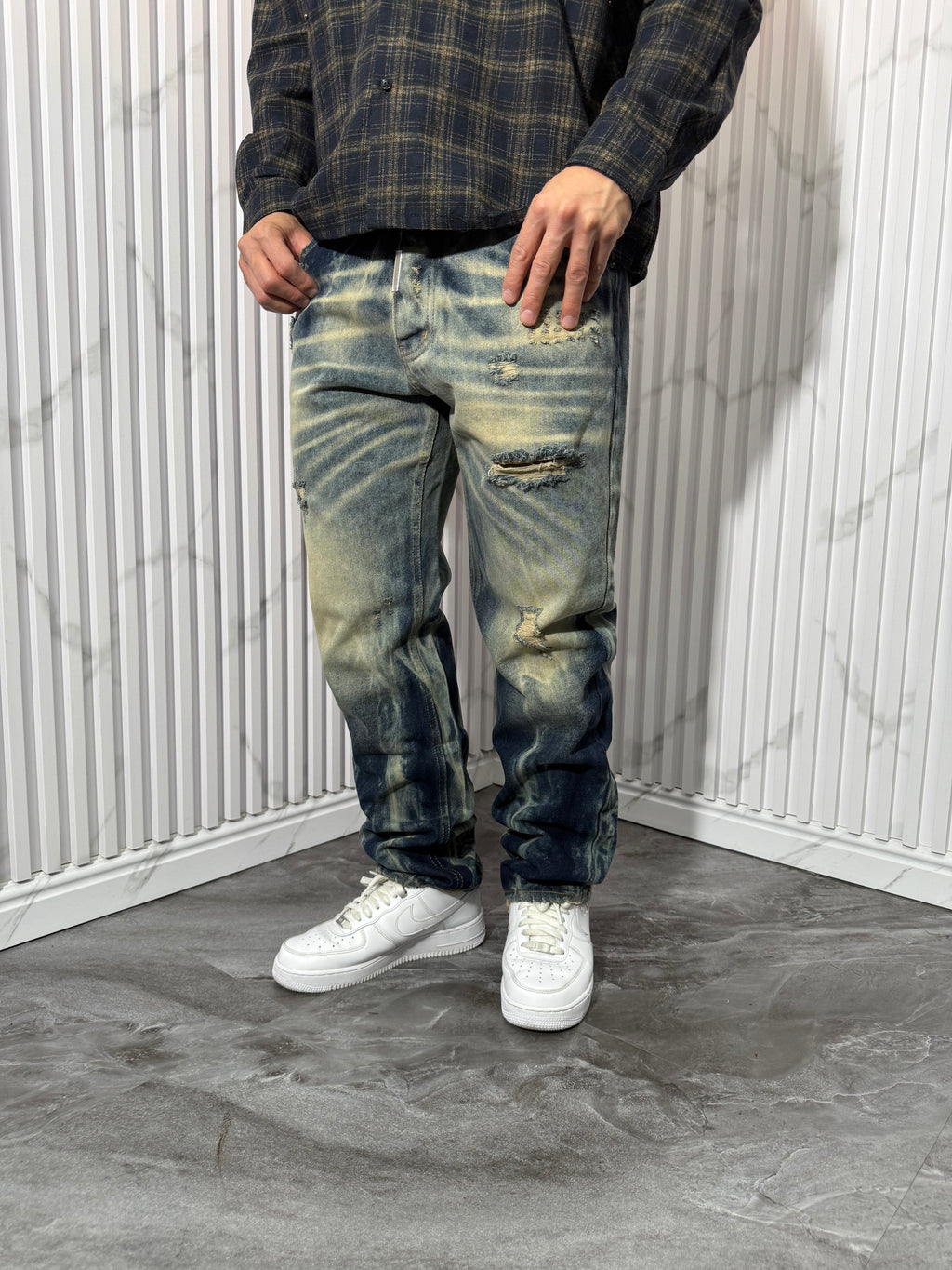 Jeans Cianotic MMT Blu Sabbiato