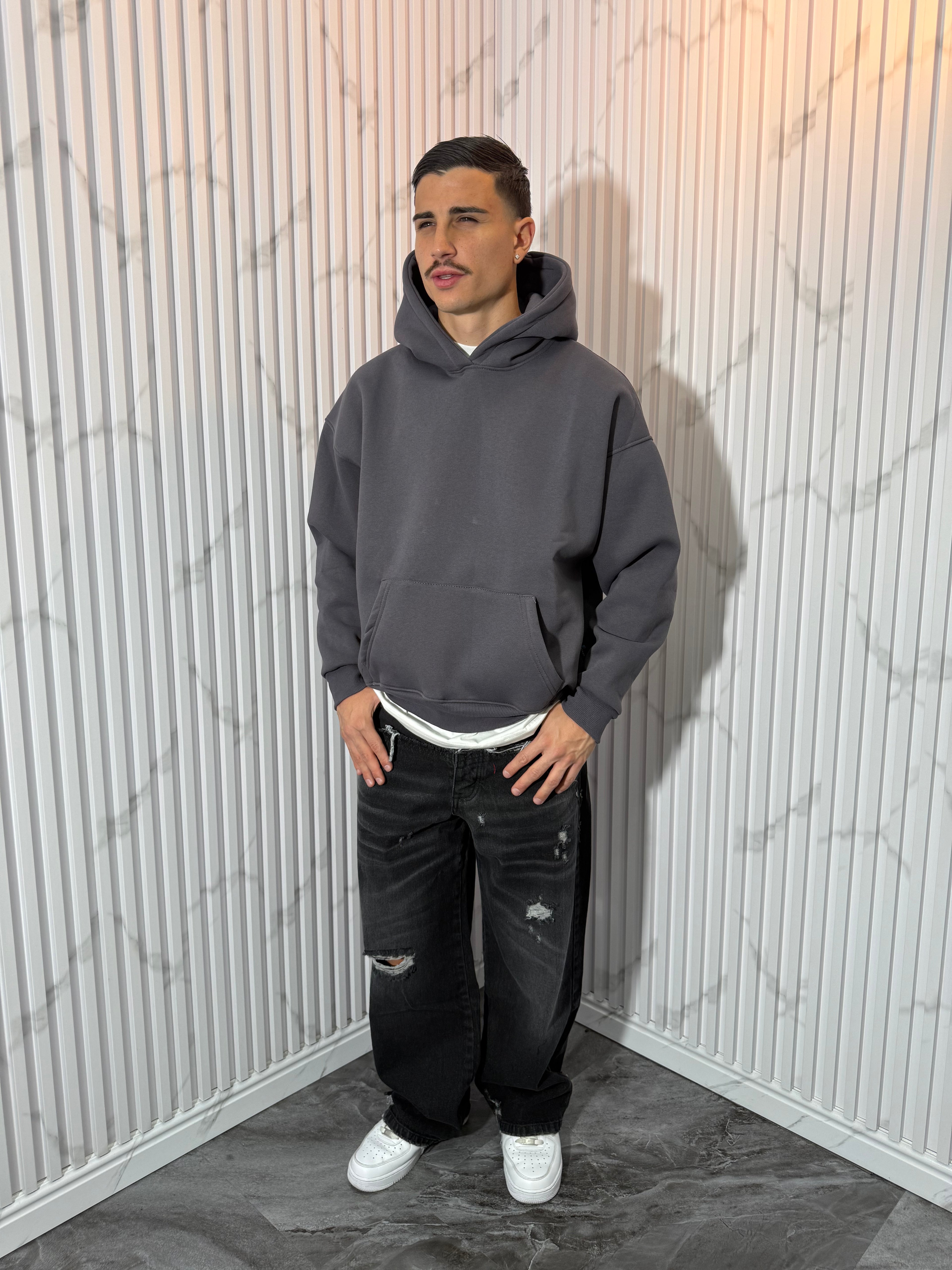 Felpa Cianotic Piombo